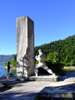 Památník na počest dělníků, kteří zahynuli při budování přehrady